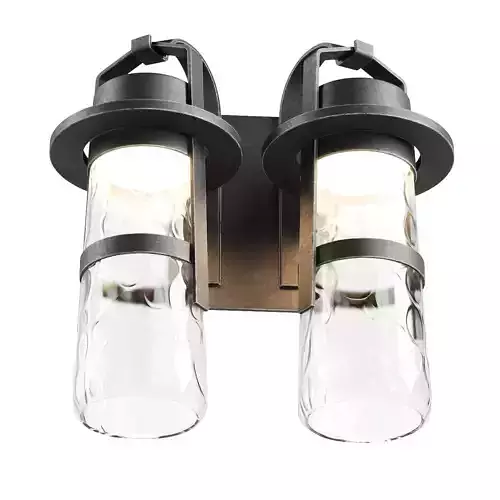 Balthus outdoor dual wall light  3D model