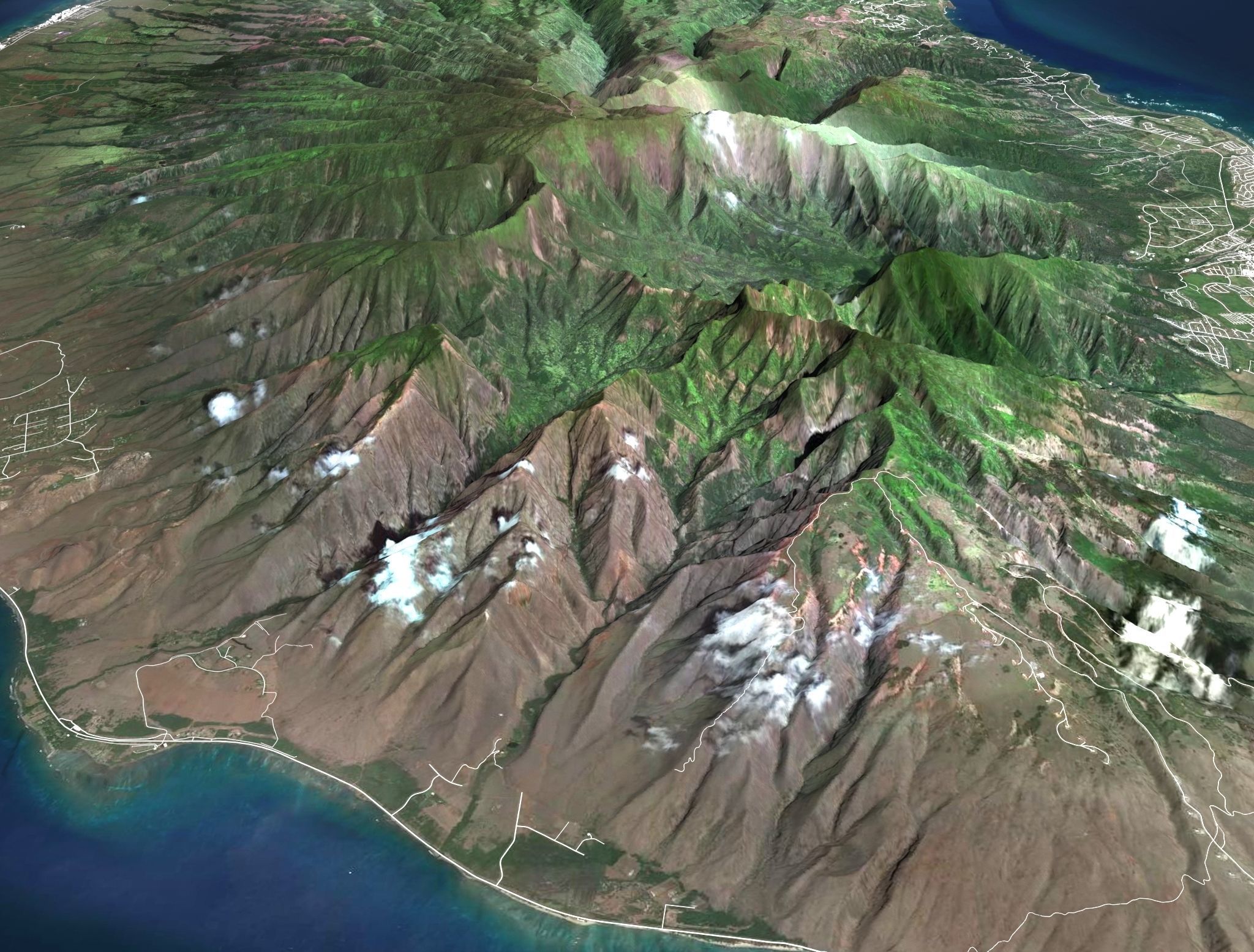 Hawai Maui Island 3D model_7