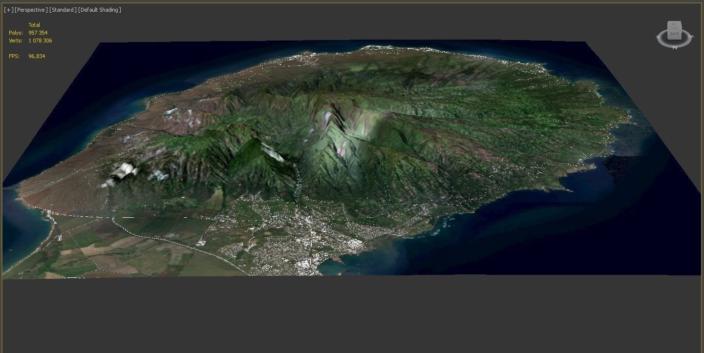 Hawai Maui Island 3D model_13