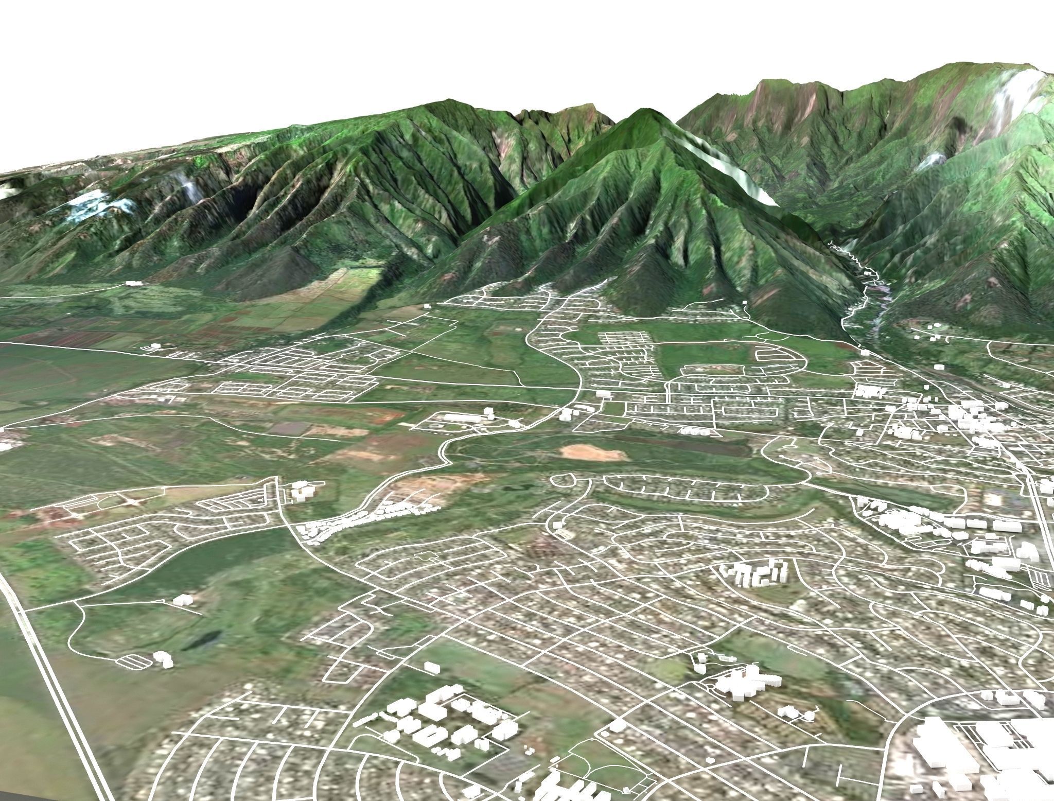 Hawai Maui Island 3D model_2