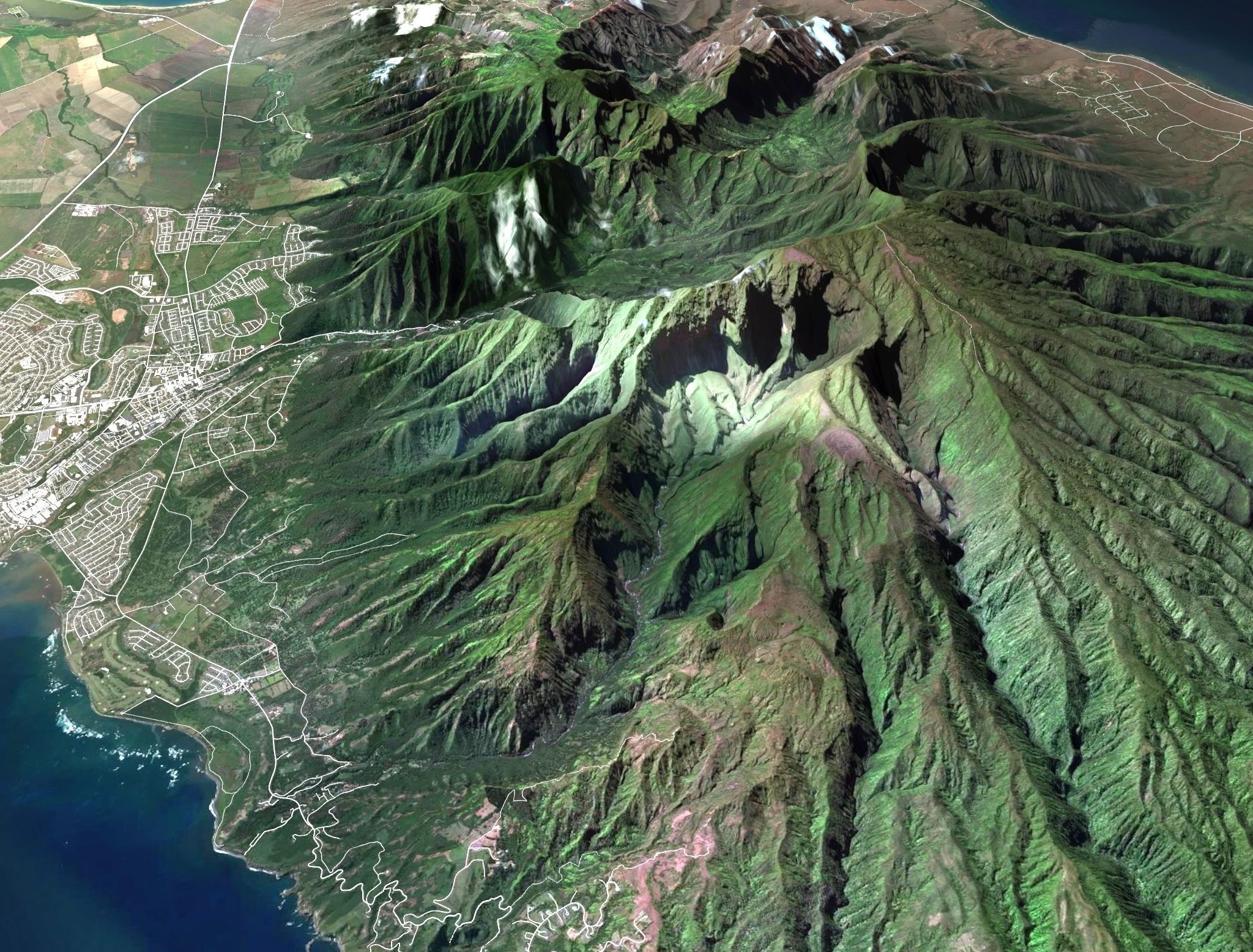 Hawai Maui Island 3D model_6