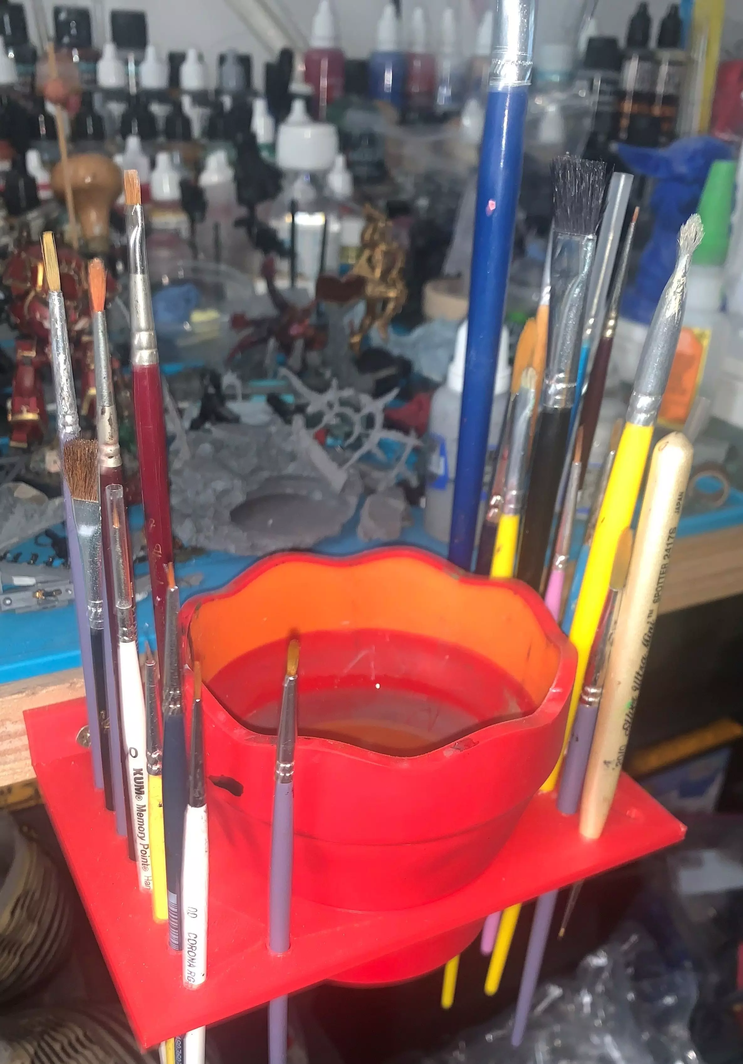 brush holder Free 3D print model