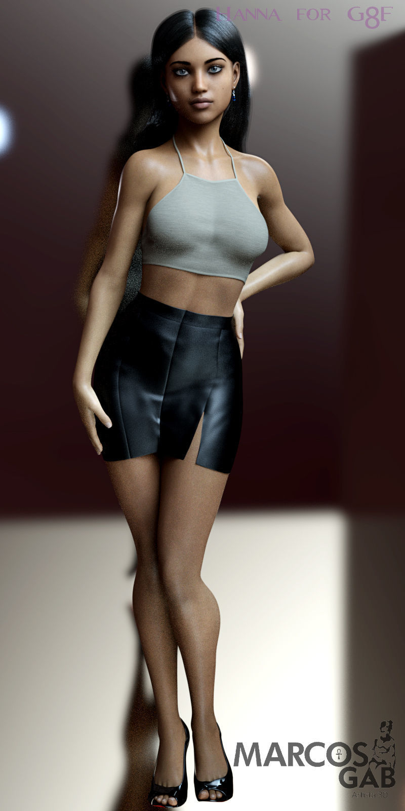 Hanna for Genesis 8 Female 3D model_6