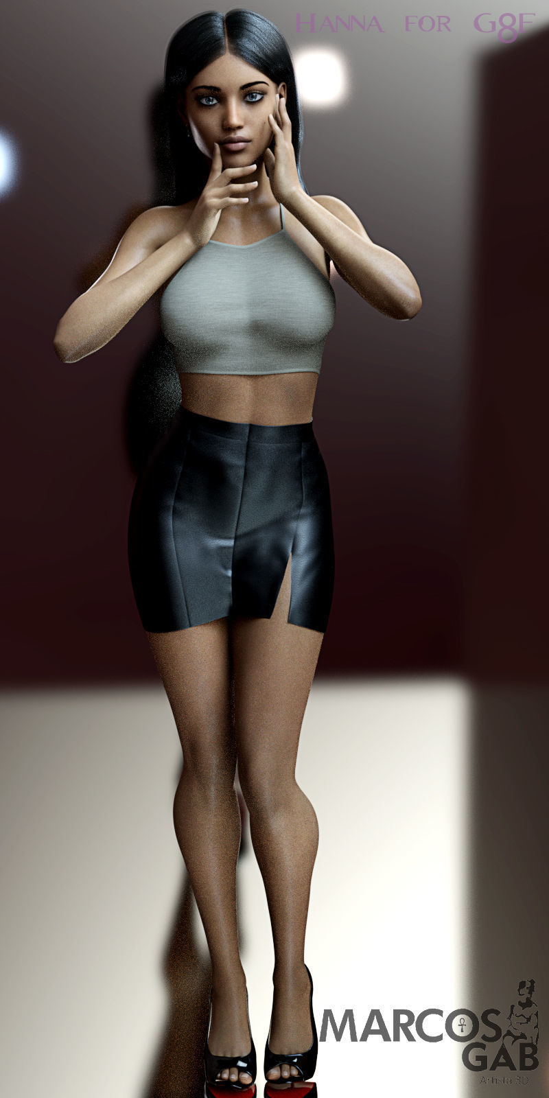 Hanna for Genesis 8 Female 3D model_3