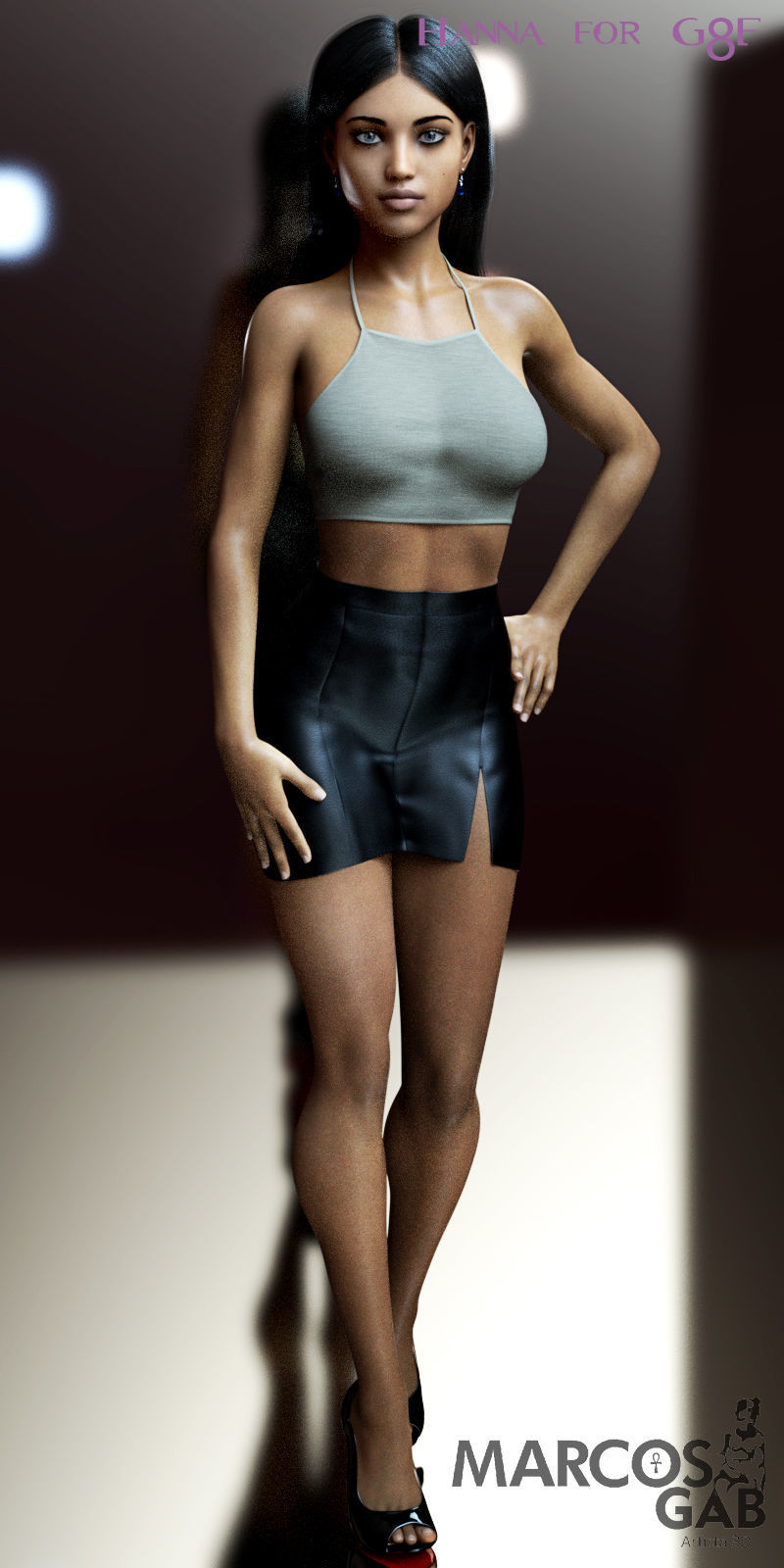 Hanna for Genesis 8 Female 3D model_4