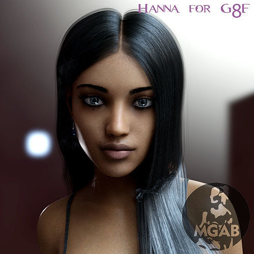 Hanna for Genesis 8 Female 3D model