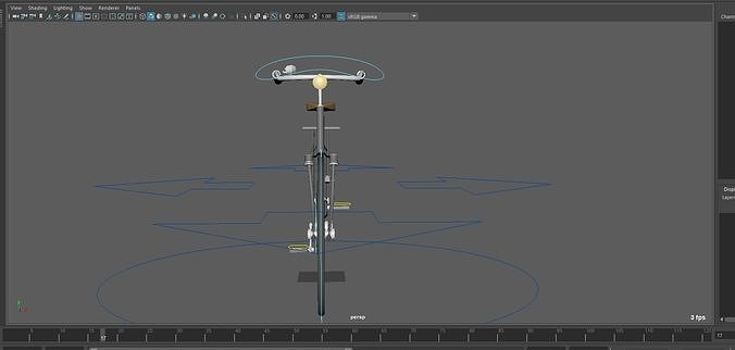 Vintage Raleigh bike 3D model