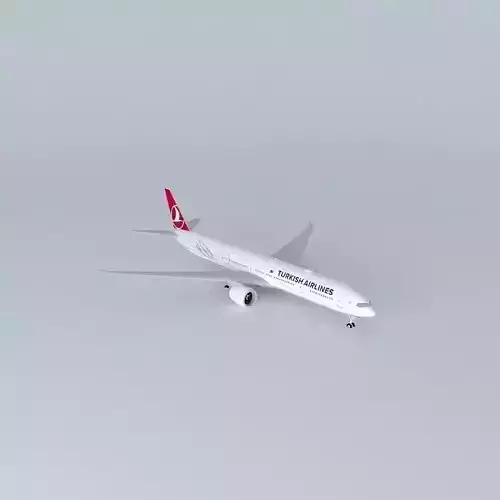 Turkish Airlines Turk Hava Yolları Boeing 777 3F2 ER TC JJU  2015 WiFi Dome