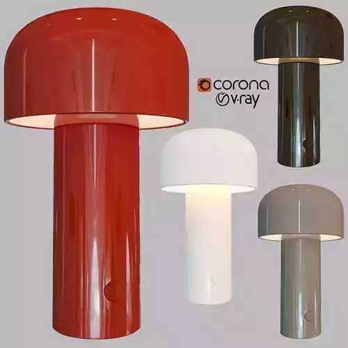 Bellhop mushroom table lamp