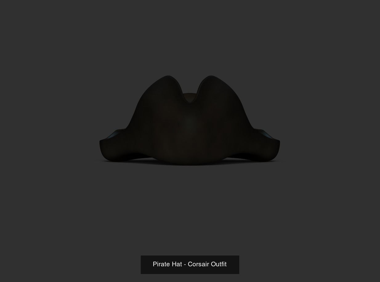 Pirate Outfit Pack - Human Character Costume 3D Model Collection_4