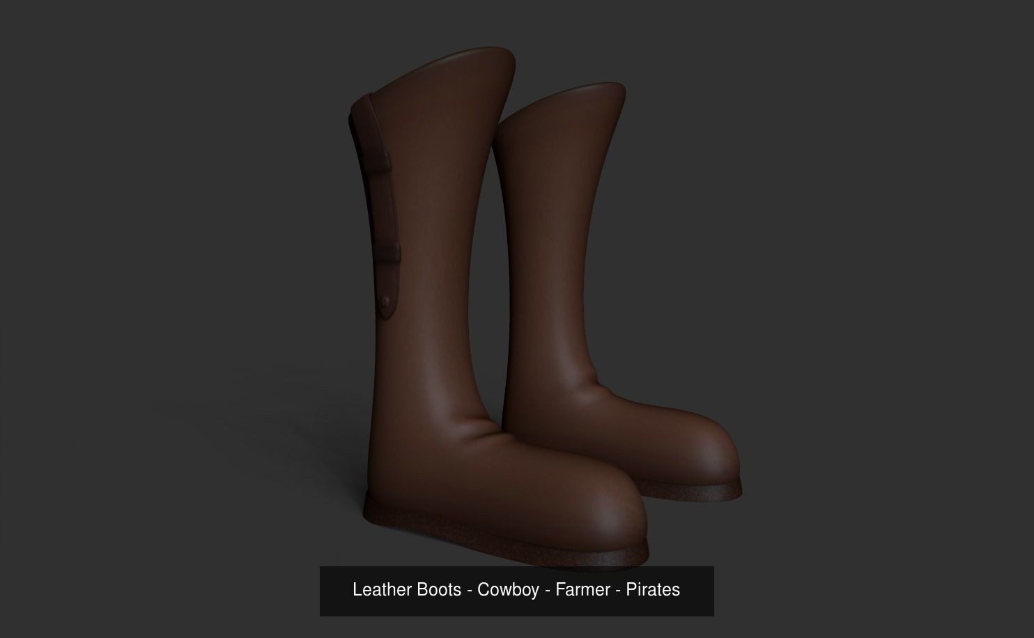 Pirate Outfit Pack - Human Character Costume 3D Model Collection_13