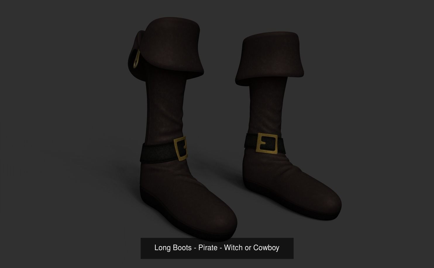 Pirate Outfit Pack - Human Character Costume 3D Model Collection_10