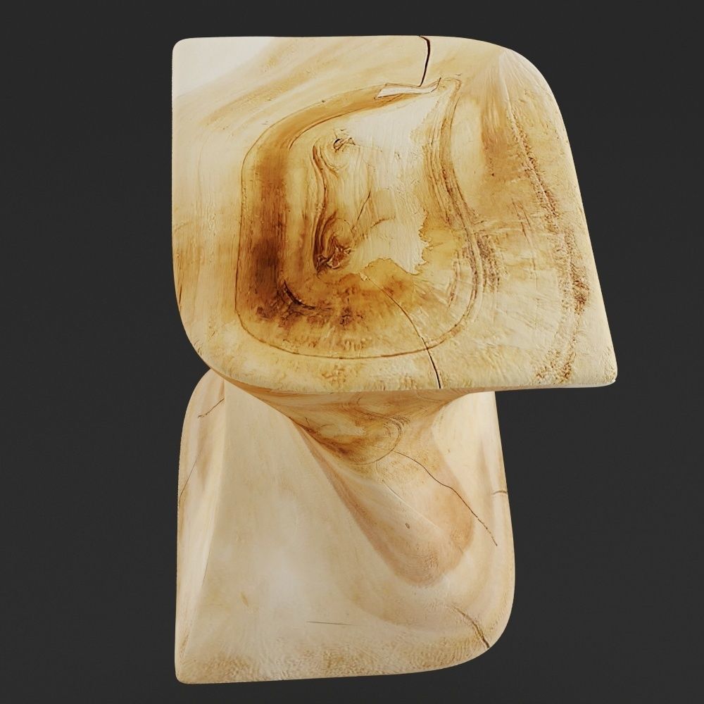 Hakon side table 3D model_2