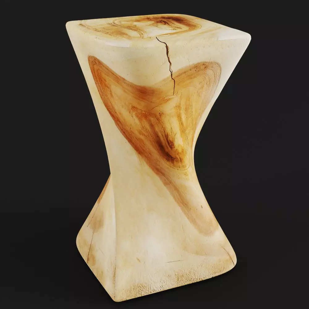 Hakon side table 3D model_0