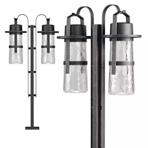 Balthus outdoor dual light 