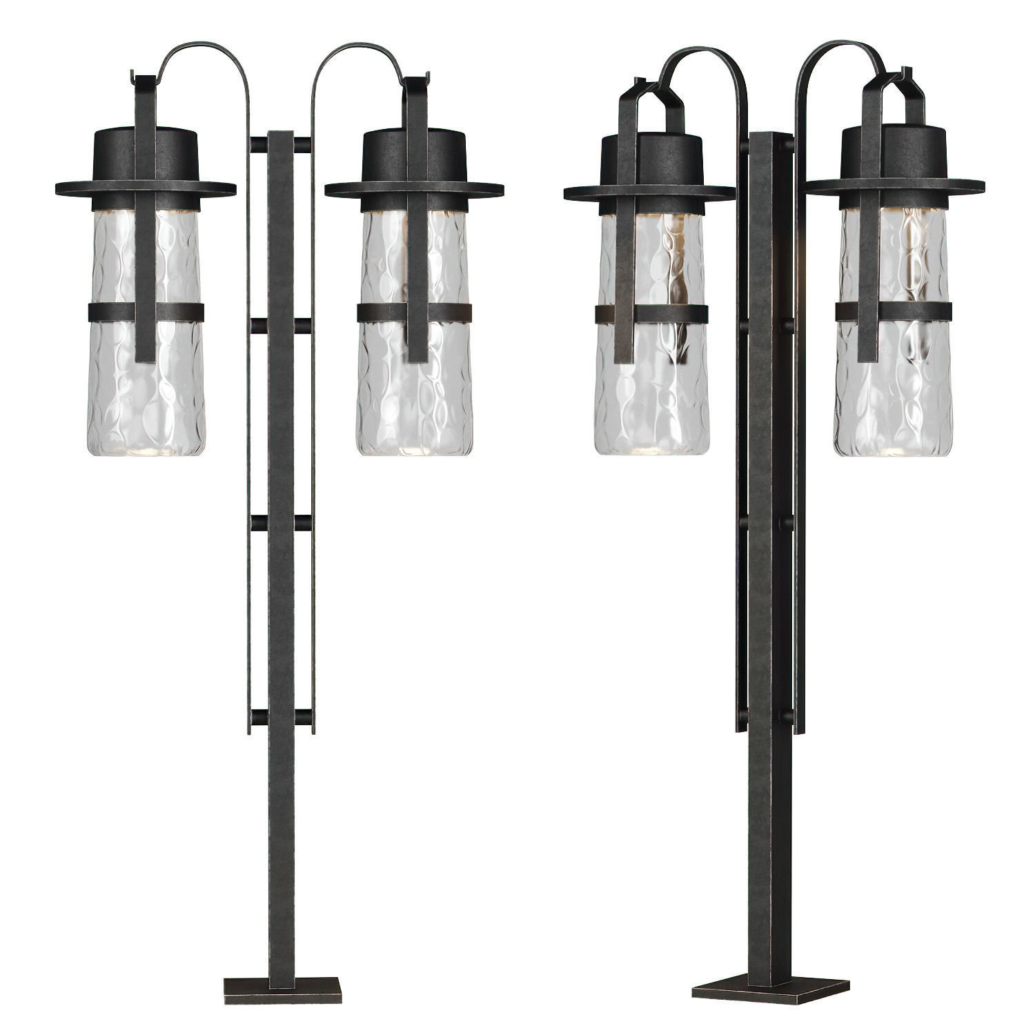 Balthus outdoor dual light  3D model_1