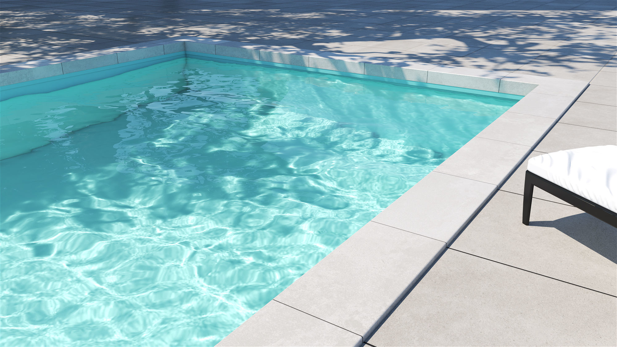 2 Versions Animated Pool Summer Vibes 3D model_6