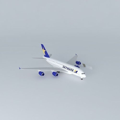 Skymark Airlines  Airbus A380 841 To be delivered to ANA in 2018 Free 3D model