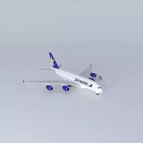 Skymark Airlines  Airbus A380 841 To be delivered to ANA in 2018 Free 3D model