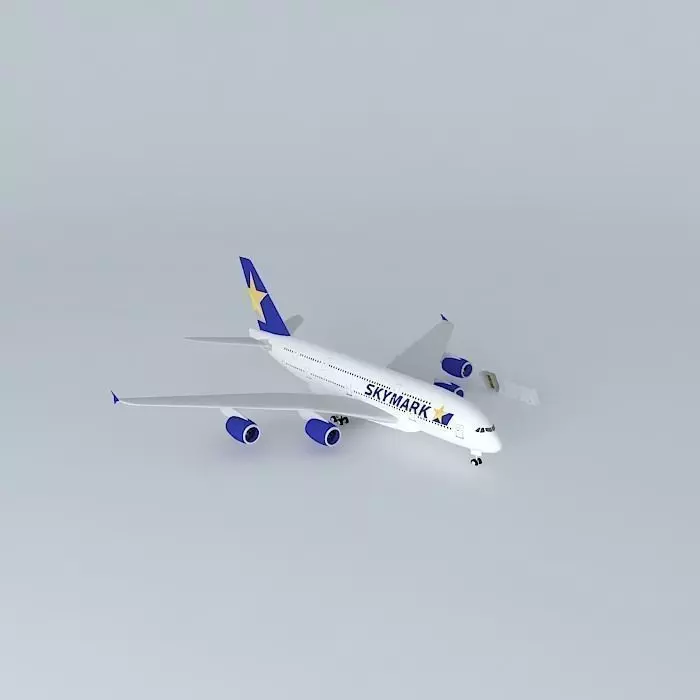 Skymark Airlines Airbus A380 841 To be delivered to ANA in 2018 Free 3D model