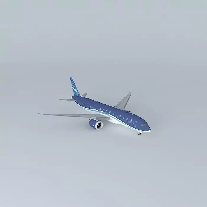 Azerbaijan Airlines AZAL Azerbaijan Airlines Boeing 787 8 ... Free 3D model