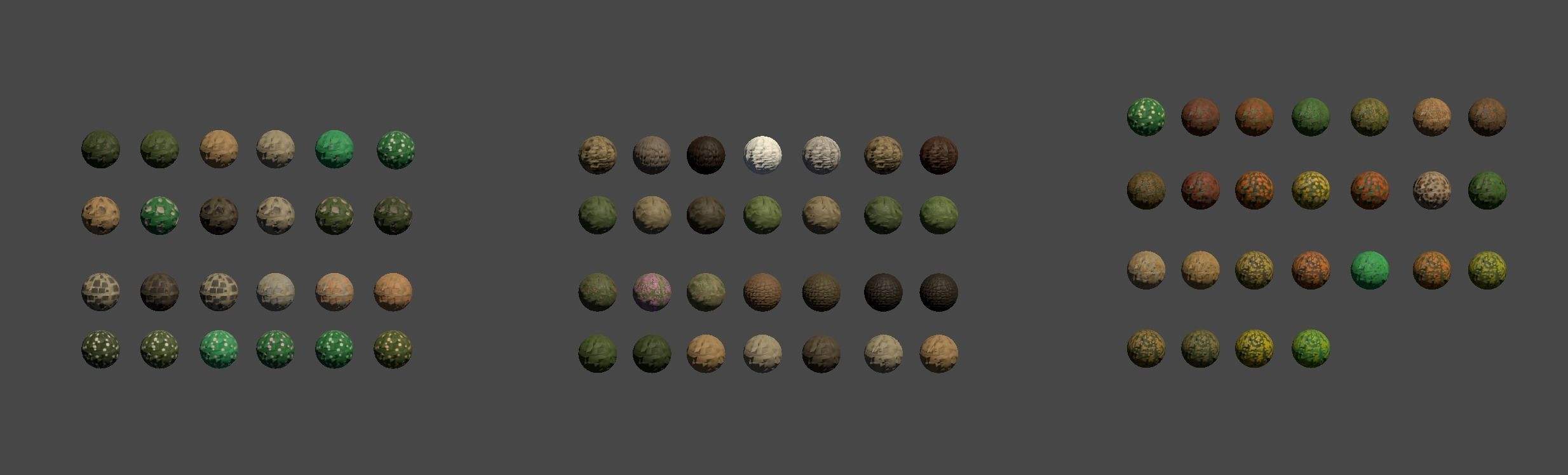 low poly terrain texture pack Pro 3D model_20