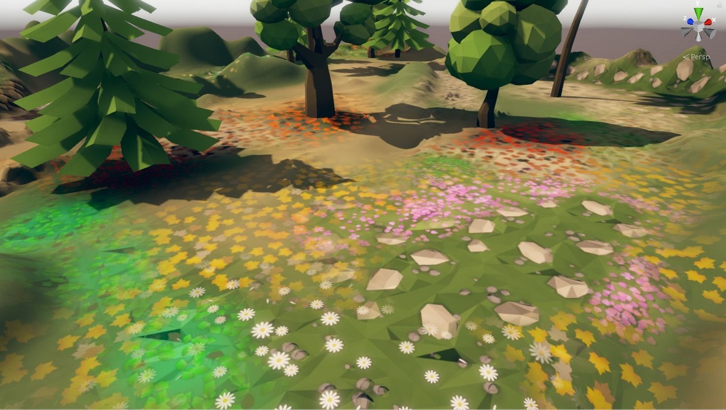 low poly terrain texture pack Pro 3D model_5