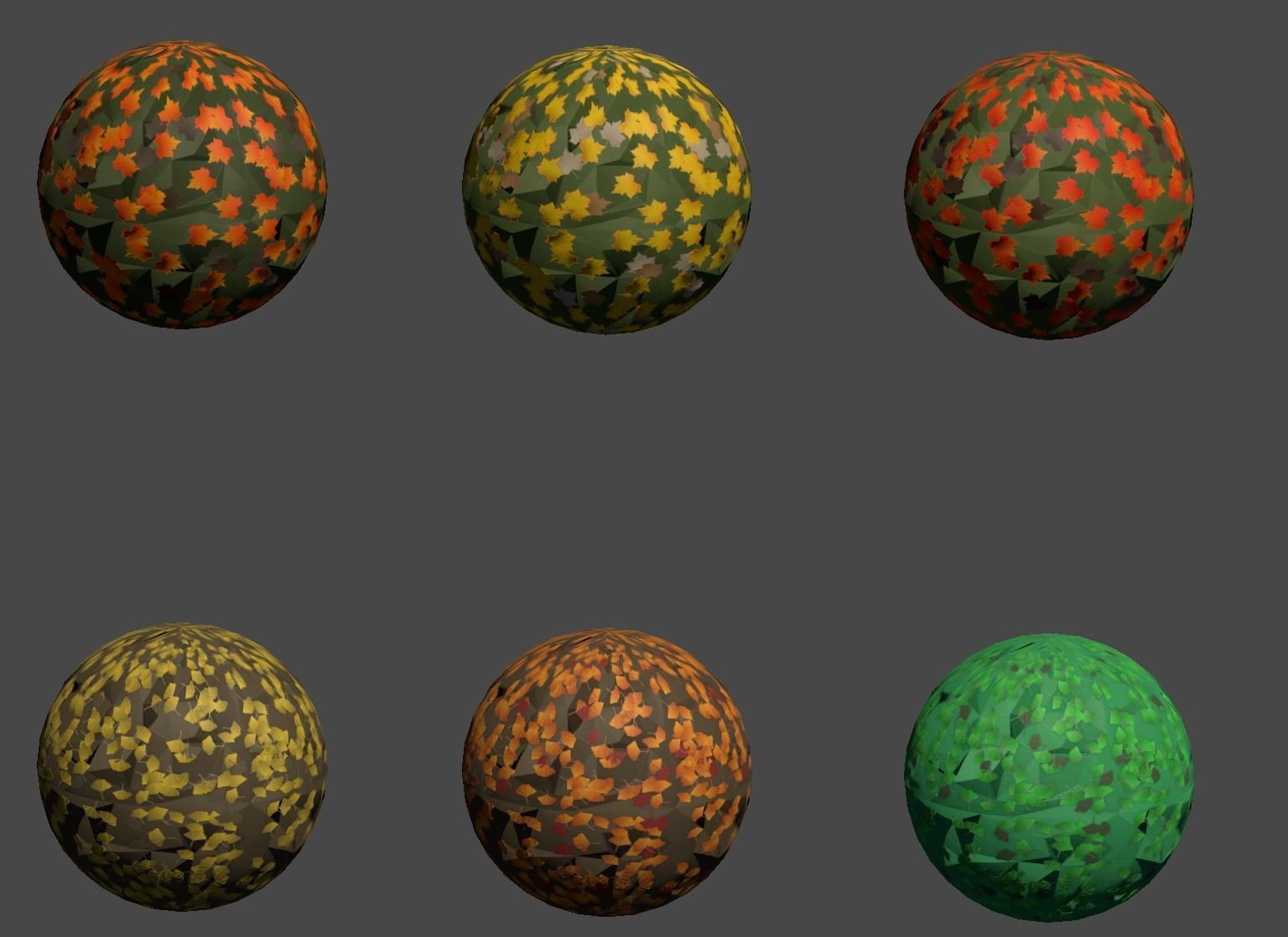 low poly terrain texture pack Pro 3D model_13