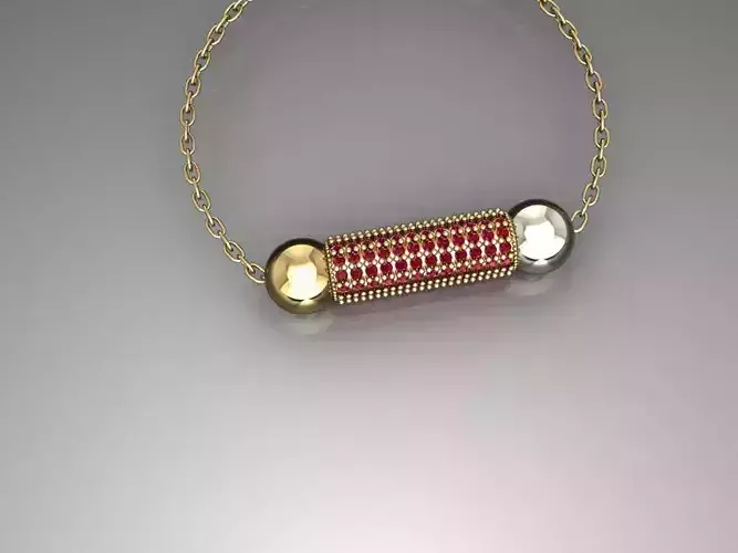 H183- Diamond NECKLACE 