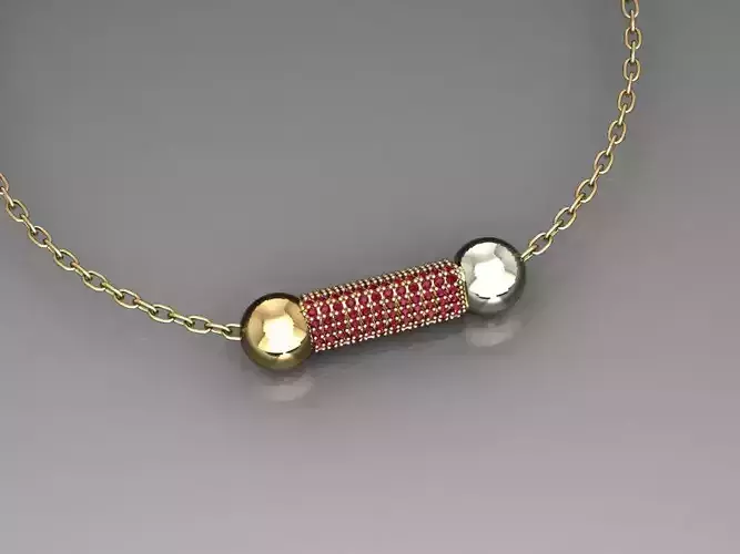 H186- Diamond NECKLACE 