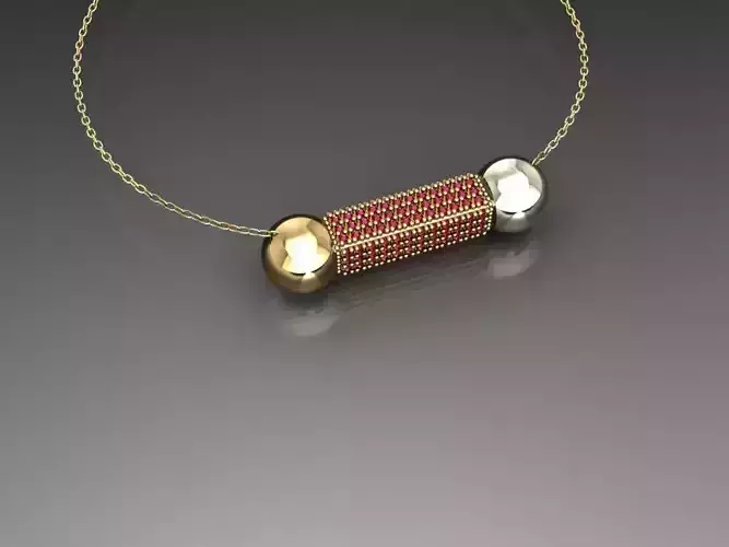 H188- Diamond  NECKLACE 