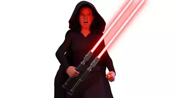 Sith Dark Rey Palpatine 3D model