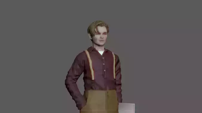 JACK LEONARDO DICAPRIO TITANIC 3D MODEL FOR 3D PRINT