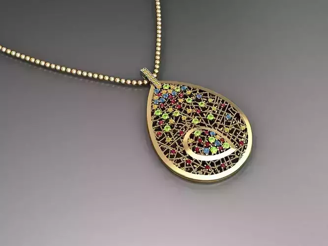 H189- Diamond NECKLACE 