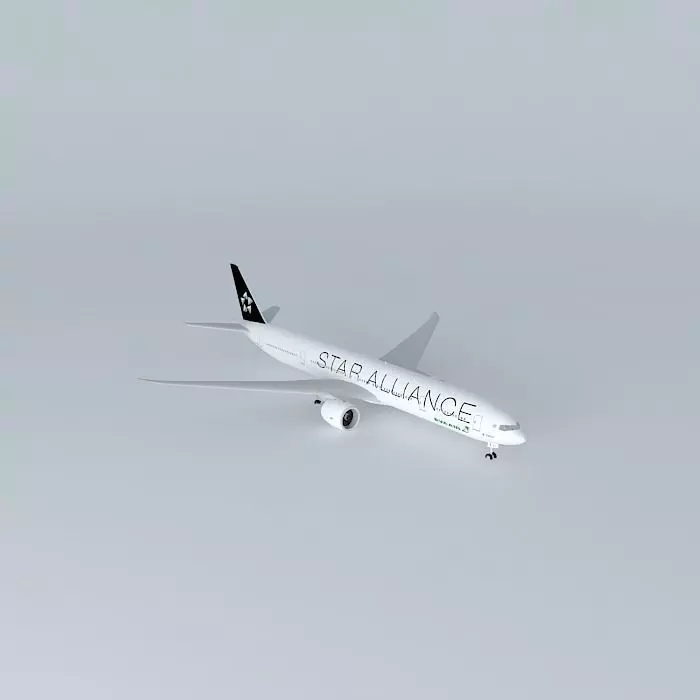 Eva Air Boeing 777 35E ER B 16701 Star Alliance Livery 2015 Free 3D model