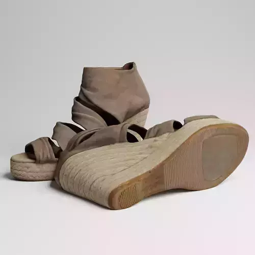 Womens Sandal 3d scan