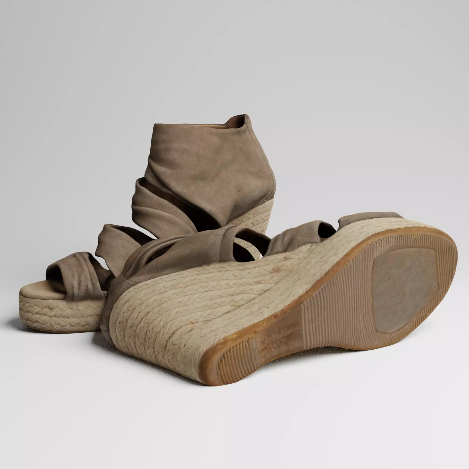 Womens Sandal 3d scan 3D model_0
