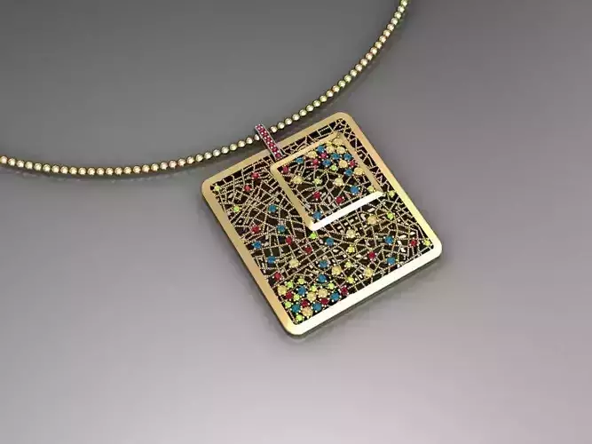 H190- Diamond NECKLACE 