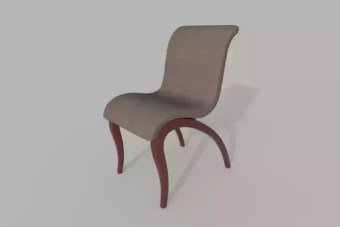 Chair-36 chair with wooden base