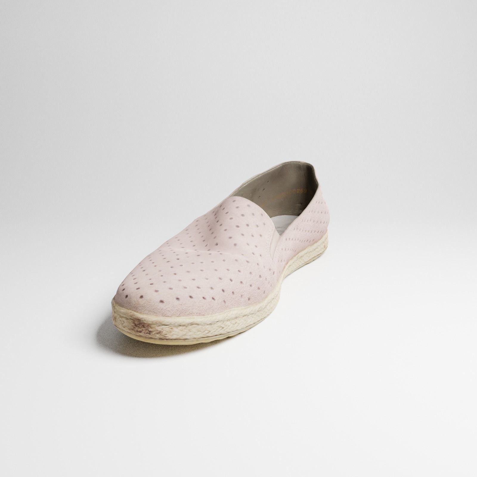 Light womens summer sandale  3D model_20