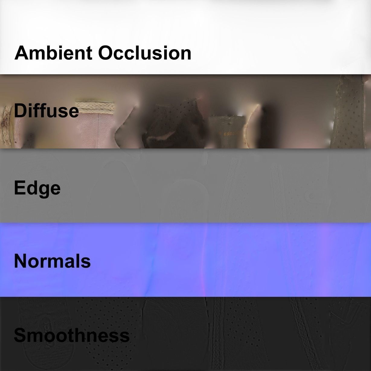 Light womens summer sandale  3D model_4