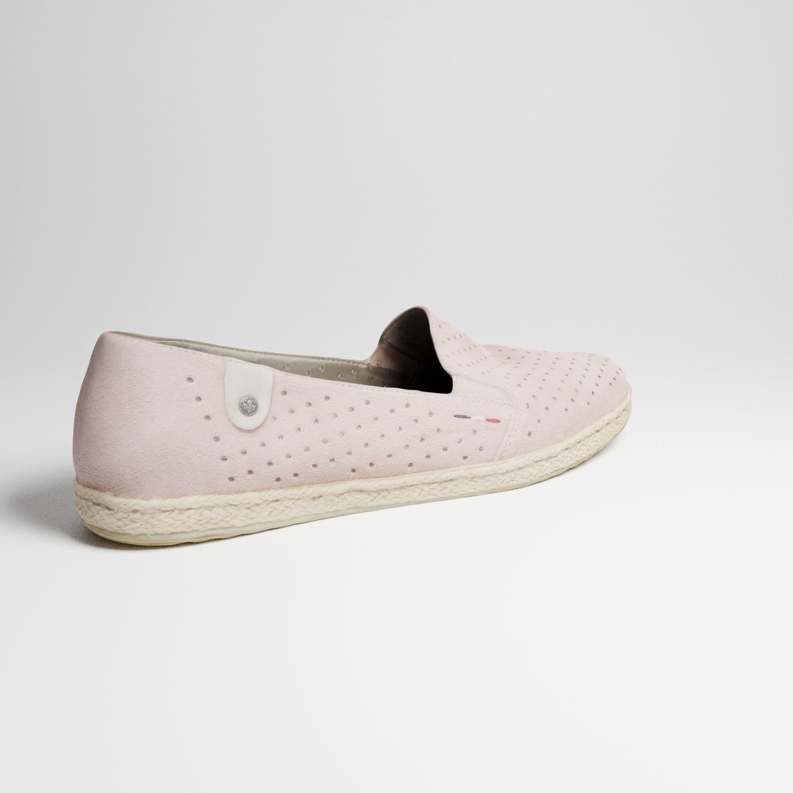 Light womens summer sandale  3D model_9