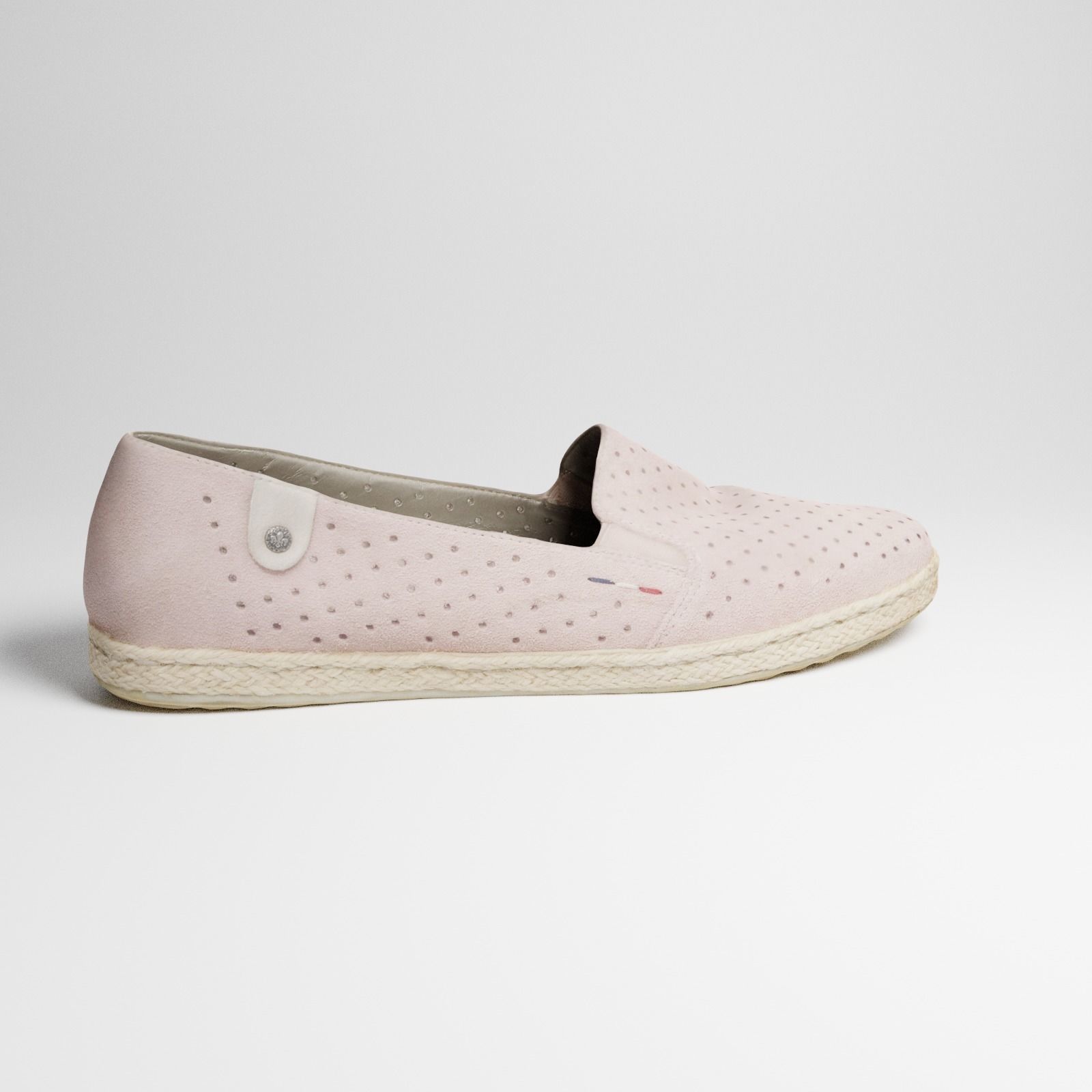 Light womens summer sandale  3D model_8