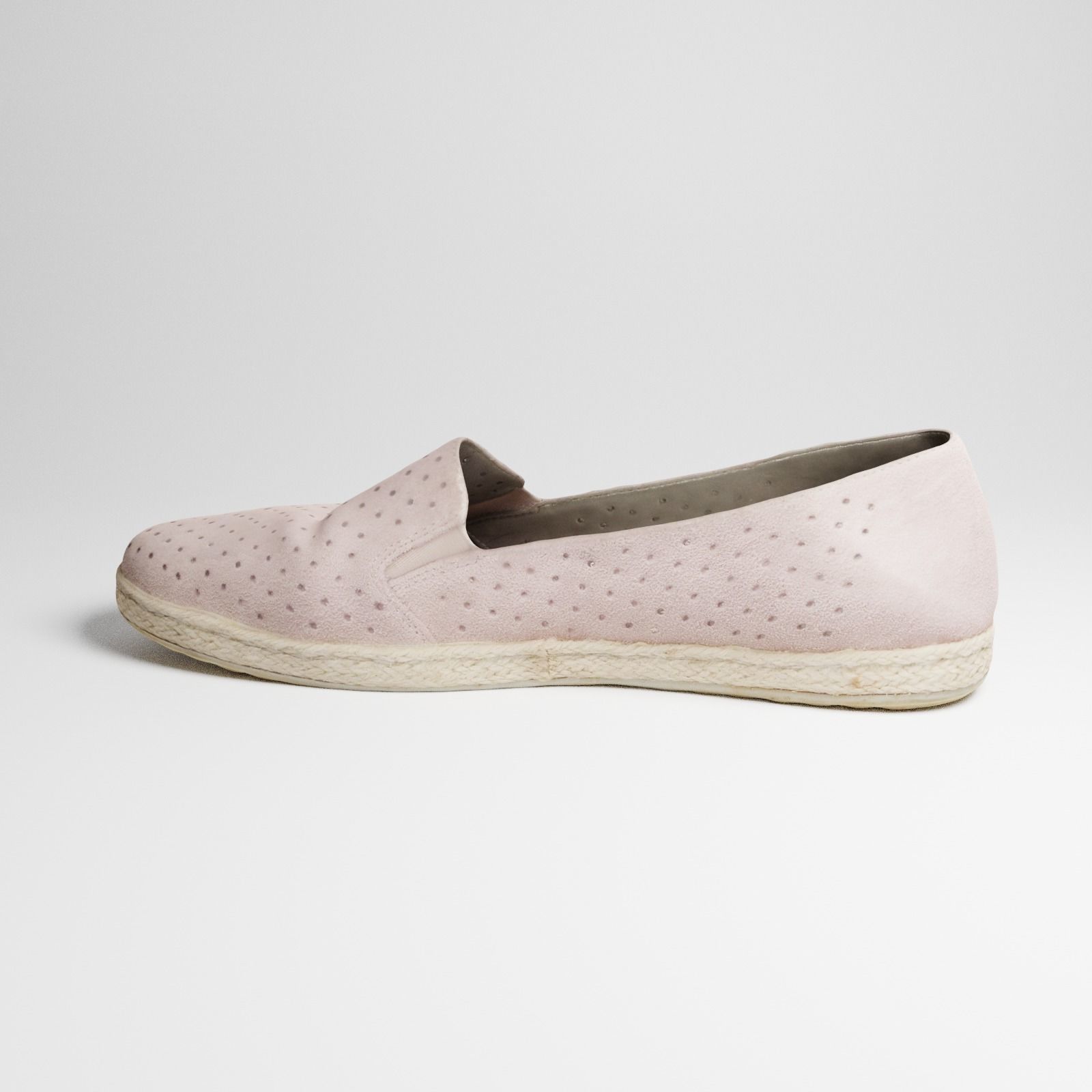 Light womens summer sandale  3D model_16