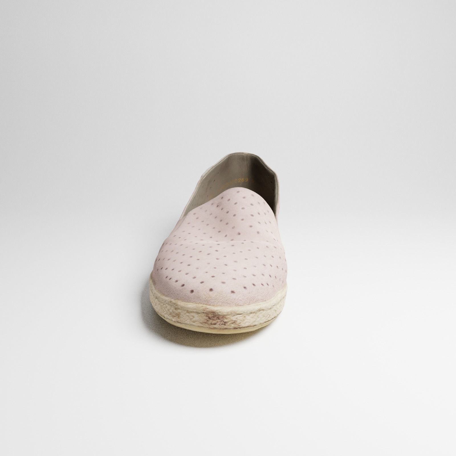 Light womens summer sandale  3D model_21