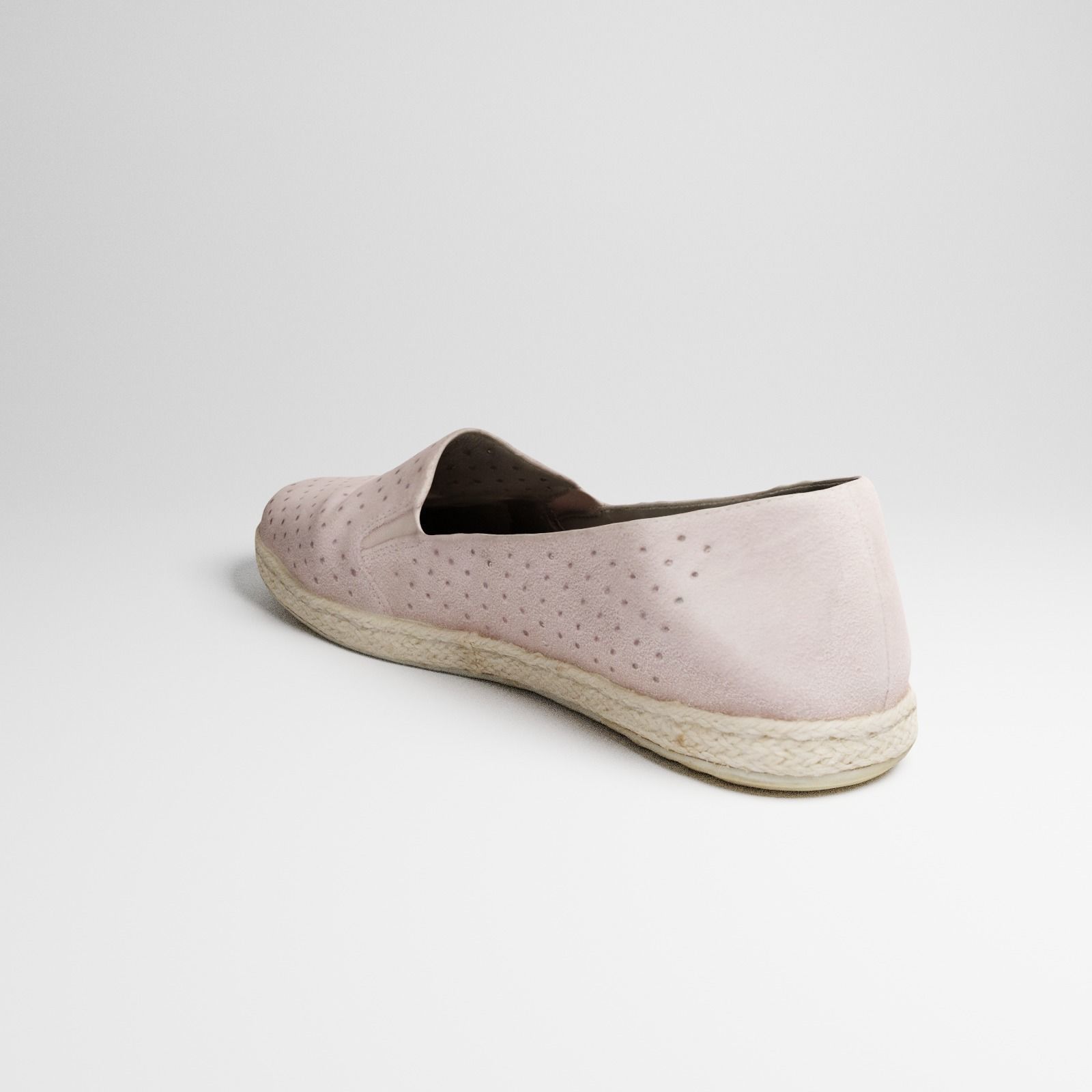 Light womens summer sandale  3D model_14