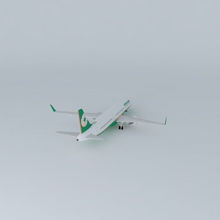 Eva Air Airbus A321 211 New Livery 2014  Free 3D model_1