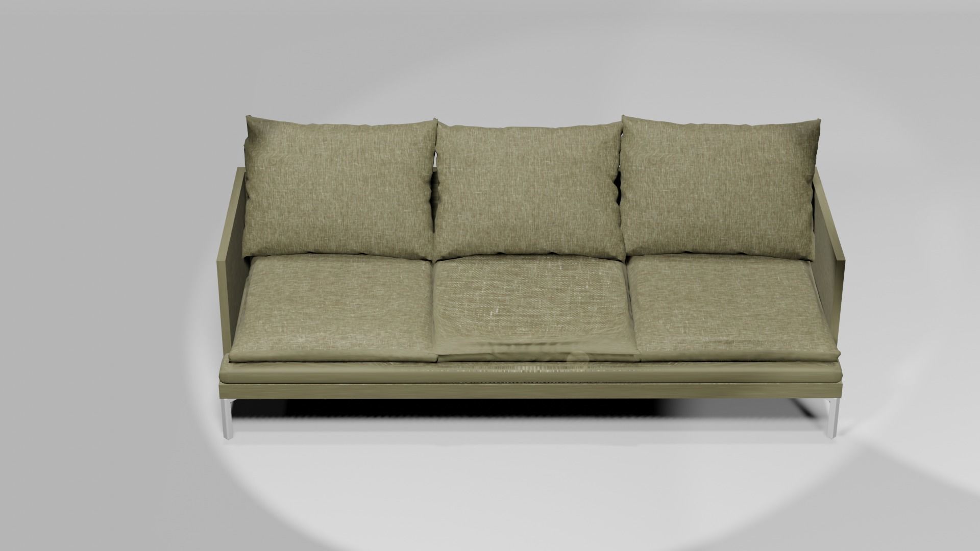 Couch sofa 3D model_2