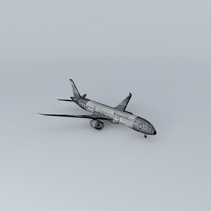 Vietnam Airlines Boeing 787 9 Dreamliner VN A861  New Livery ... Free 3D model_3