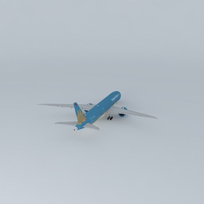 Vietnam Airlines Boeing 787 9 Dreamliner VN A861  New Livery ... Free 3D model_1